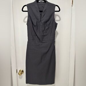 Tribal Charcoal Midi Dress